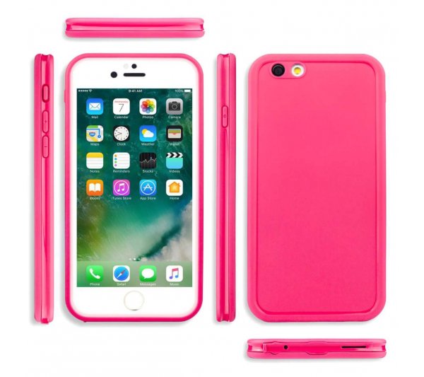 Vodotesný kryt iPhone 6/6S - ružový